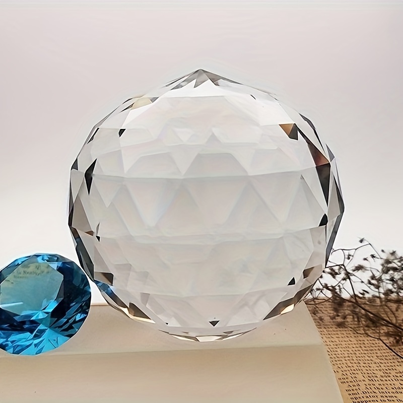 Multi-Faceted Lead Crystal Paperweight