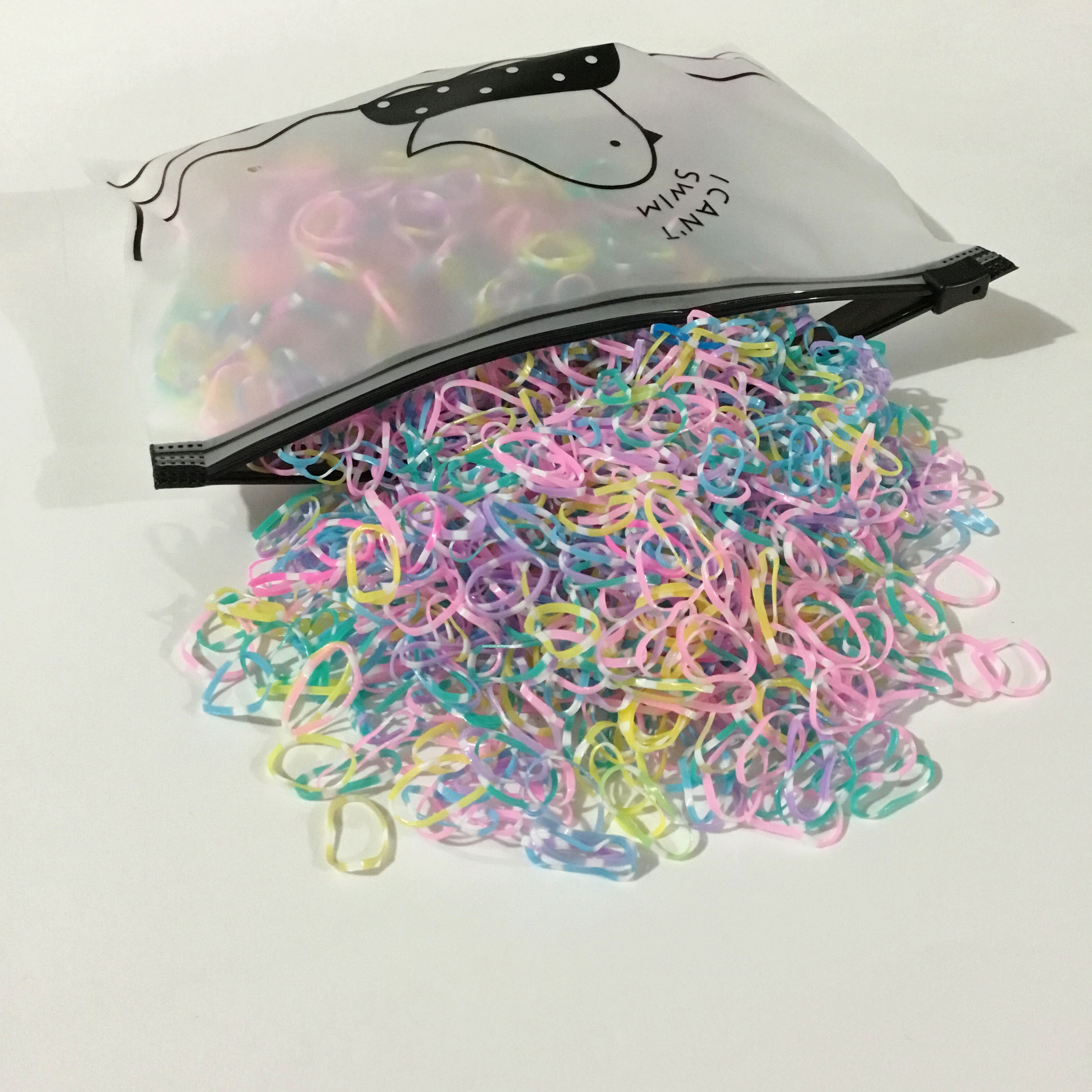 1000pc/Box Girls Colorful Disposable Rubber Bands Gum For Ponytail Holder  Elastic Hair Bands Hairbands Fashion Hair Accessories