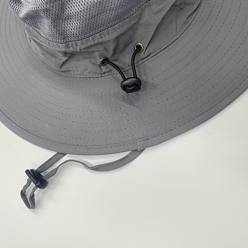 Sun Hat Windproof Hat Uv Protection Hat Beach Mesh Sun Hat Fisherman Hat 56  61cm - Jewelry & Accessories - Temu Mexico