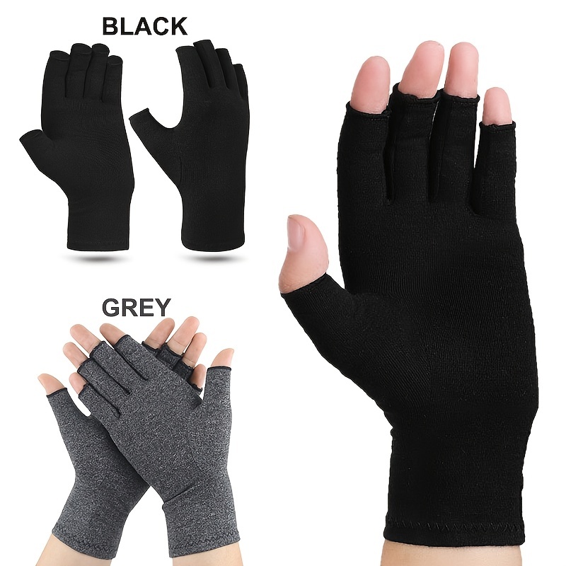 Comfy Brace Arthritis Hand Compression Gloves – Comfy Fit, Fingerless  Design, Breathable & Moisture Wicking Fabric – Alleviate Rheumatoid Pains,  Ease