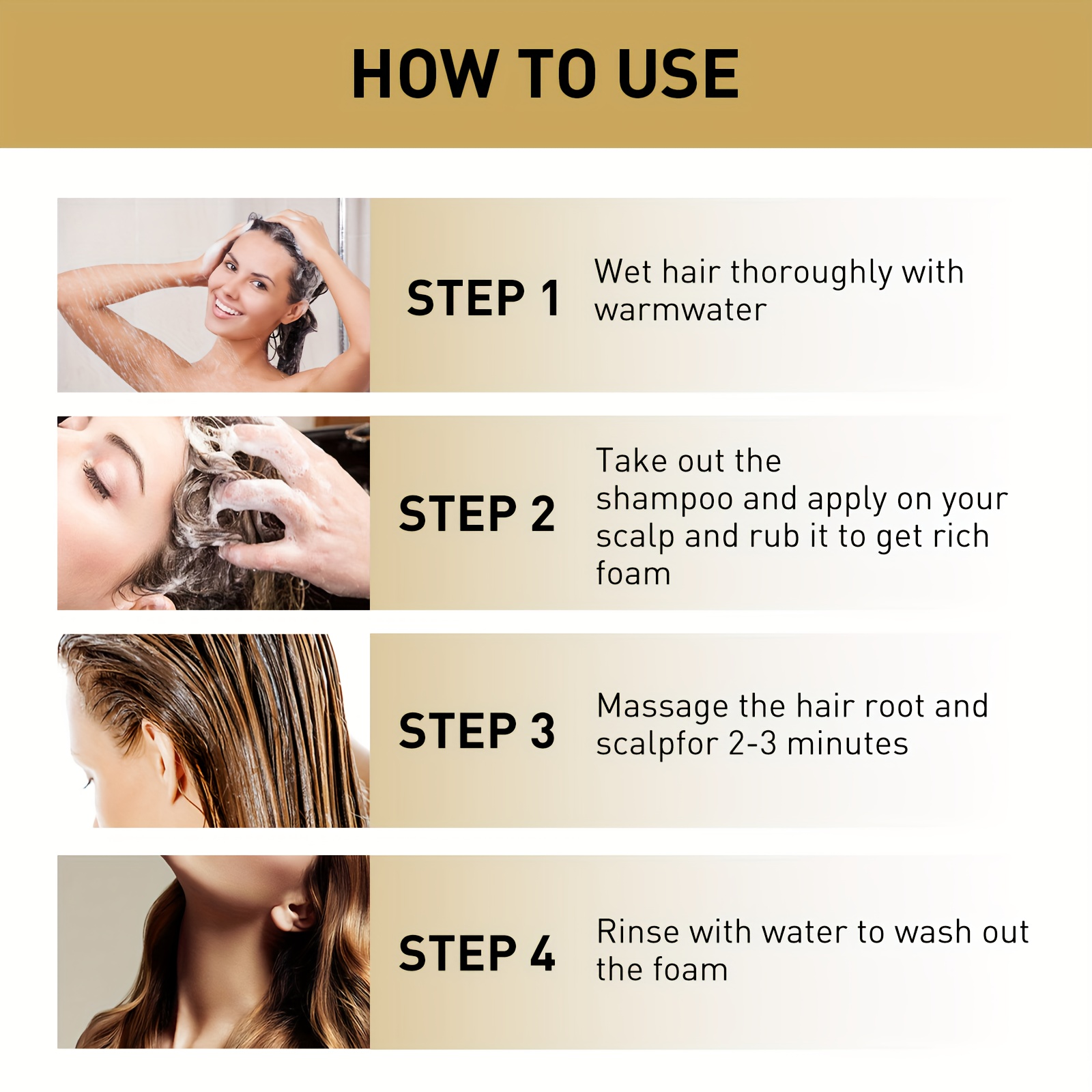 Ginger Hair Care Shampoo Clean Scalp Control Moisturizing Shampoo