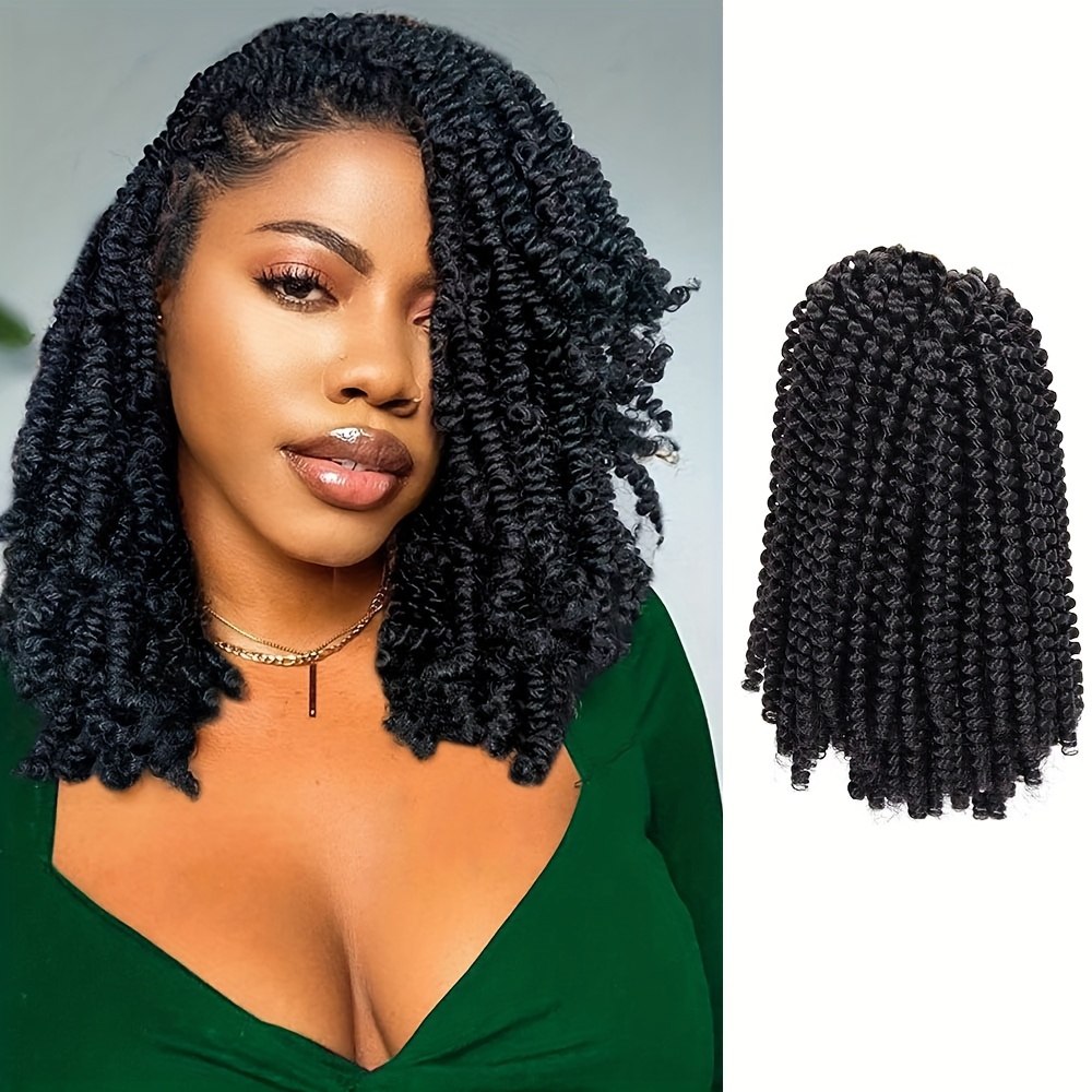 20 32cm Spring Twist Hair Extensions 1 Pack Crochet Butterfly Locs Bomb Twist