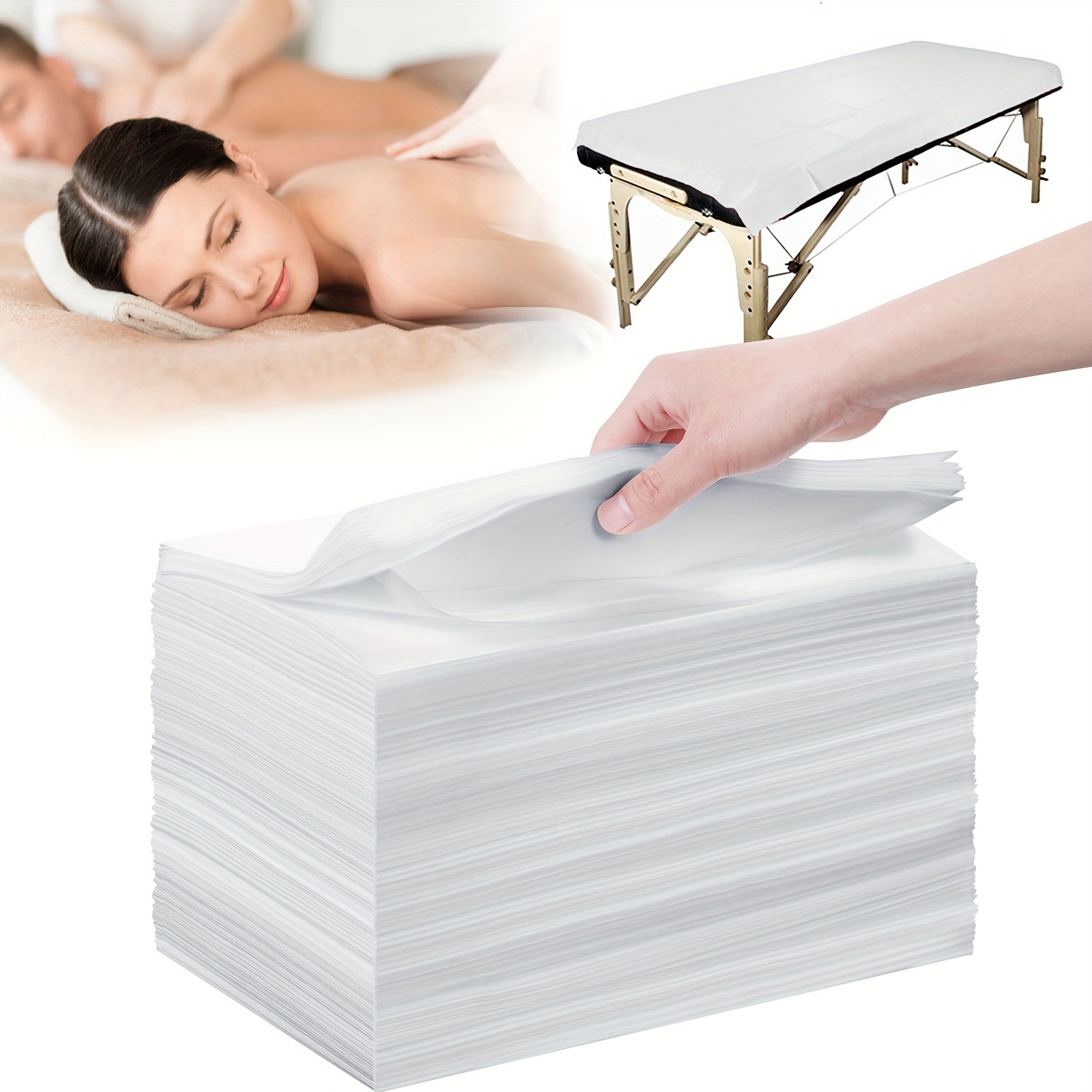 Lettino da massaggio con foro viso Lavabile Copri lettino da massaggio  riutilizzabile