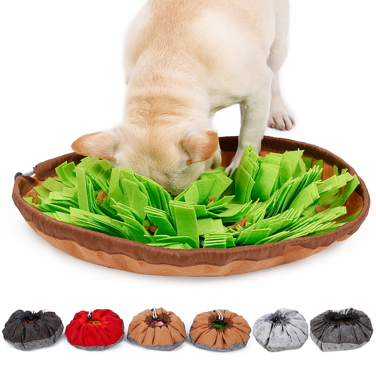 Pet Food Bowl Anti-choking Dog Bowl Training Mat Sniff Pad Dogs