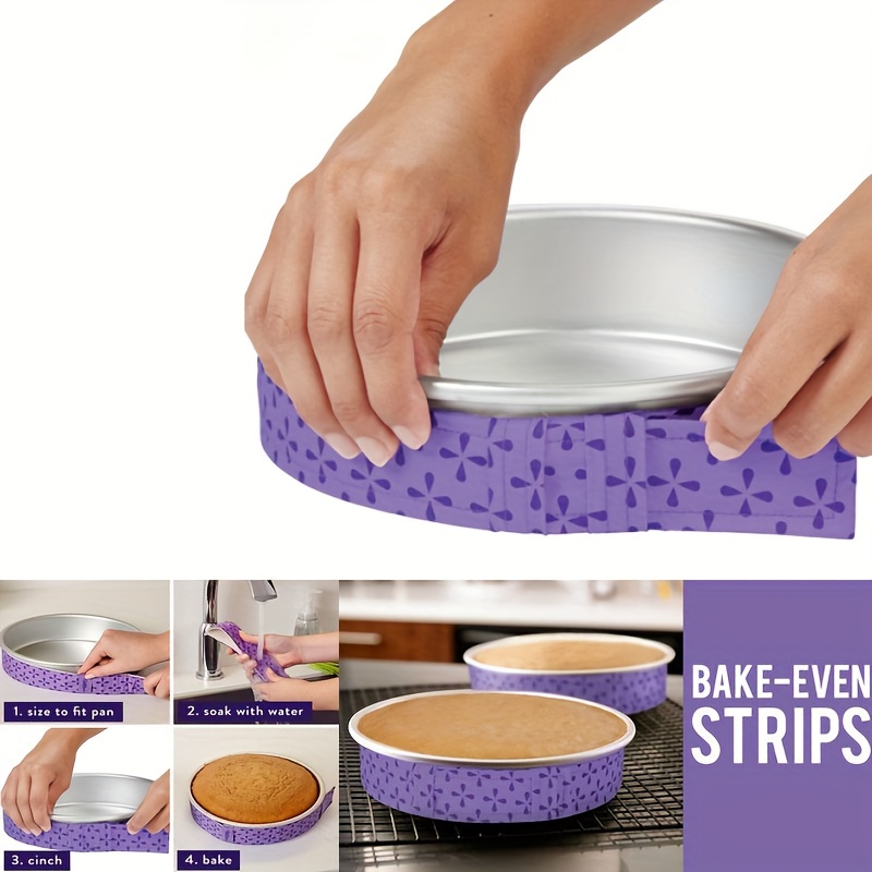 Bake-Even Cake Strips for Cake Pans, 6-Piece - Wilton