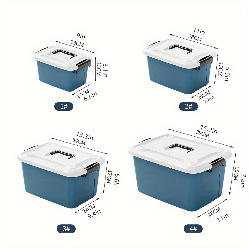 Household Storage Box Finishing Box Plastic Storage Box - Temu