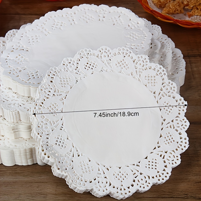 Disposable Paper Doilies Lace Assorted Size Food Grade - Temu United Arab  Emirates