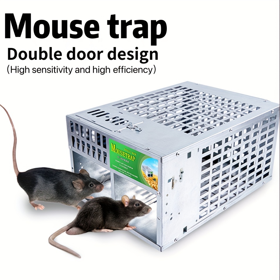 2Pcs Reusable Humane Mouse Trap Live Catch And Release Mouse Cage