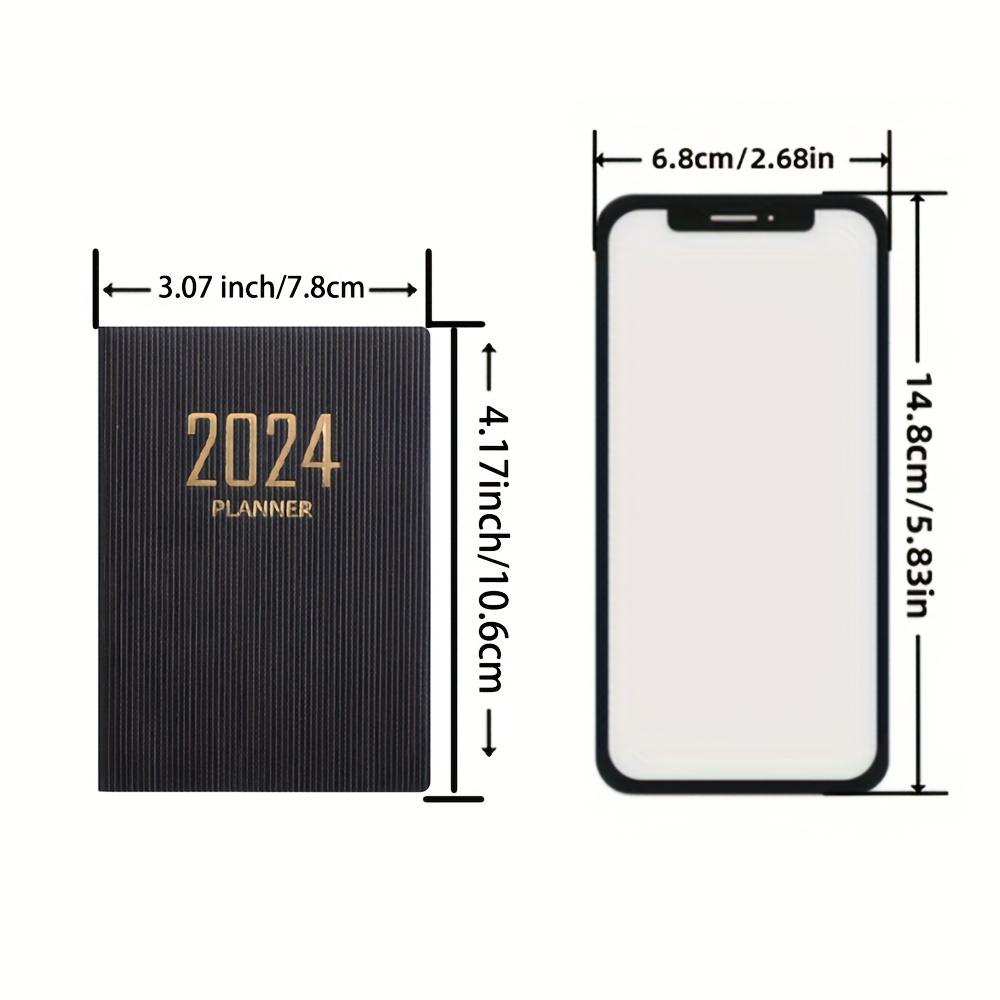 2024 A7 Mini Notebook 365 Days Portable Pocket Notepad Daily - Temu
