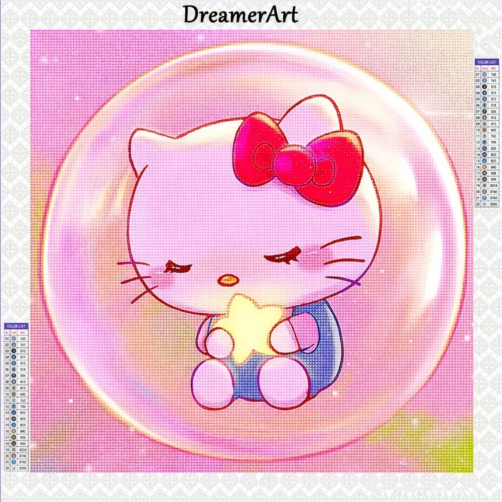 Great deals on Vervaco Diamond Art Kit 8.75X8.75 - Hello Kitty (V0175280)
