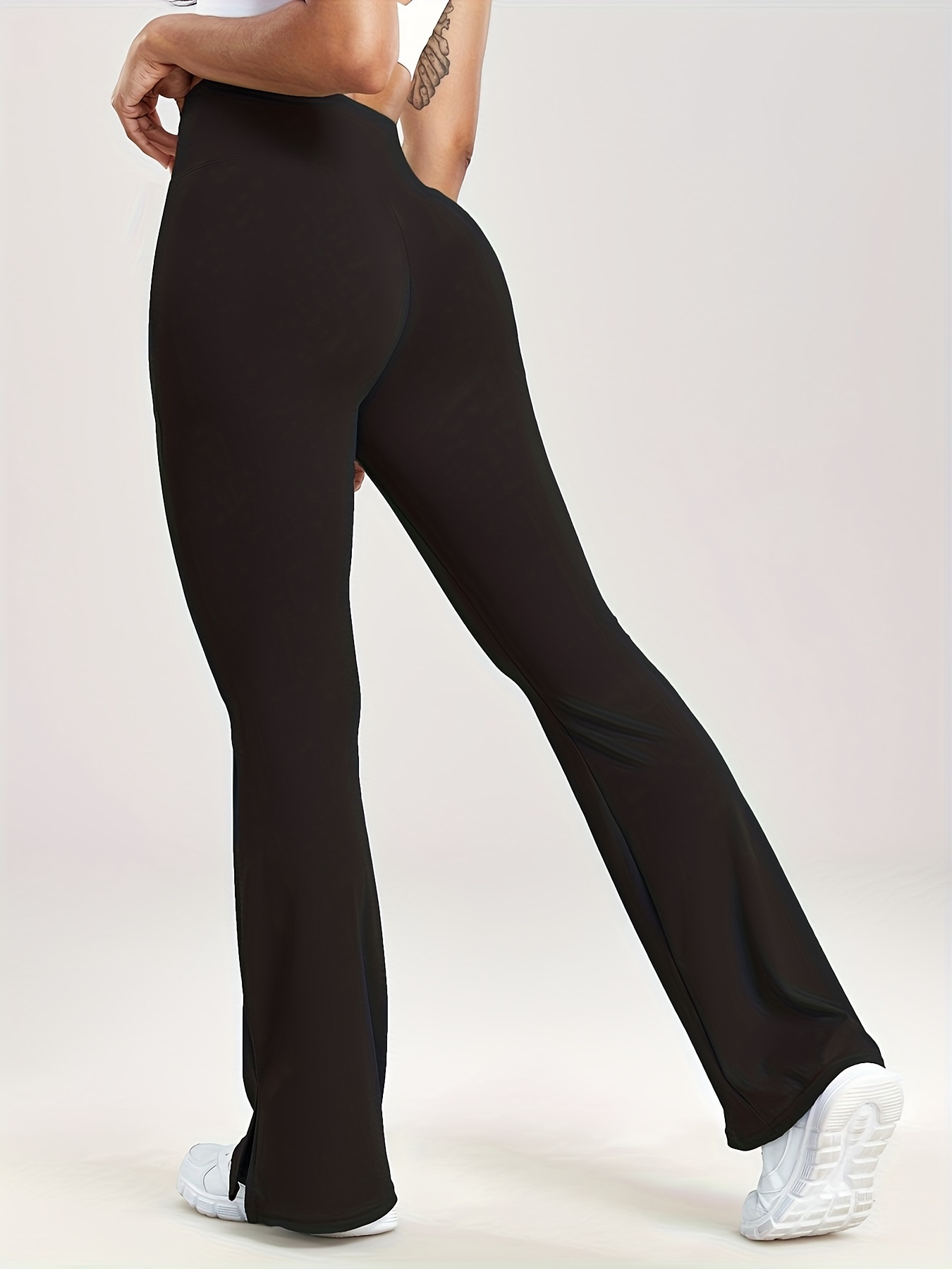 Bootcut Yoga Pants For Women Tummy Control Bootleg Leggings With