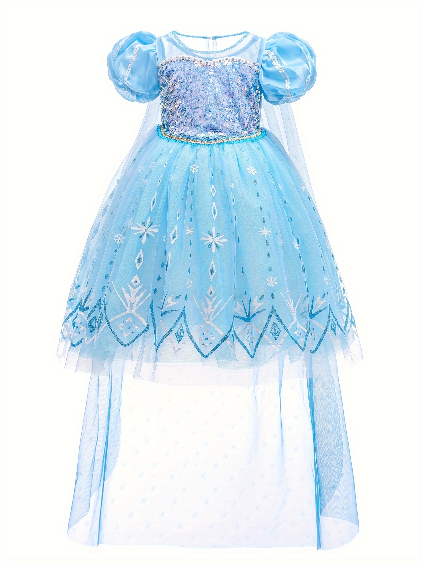 Abito Da Principessa A Maniche Corte Con Soffio Per Ragazze Dolci Abiti  Classici In Costume Solido Abbigliamento Per Bambini Per La Festa Di  Compleanno Regalo Cosplay Hallwoeen 3-9 Anni - Moda Per