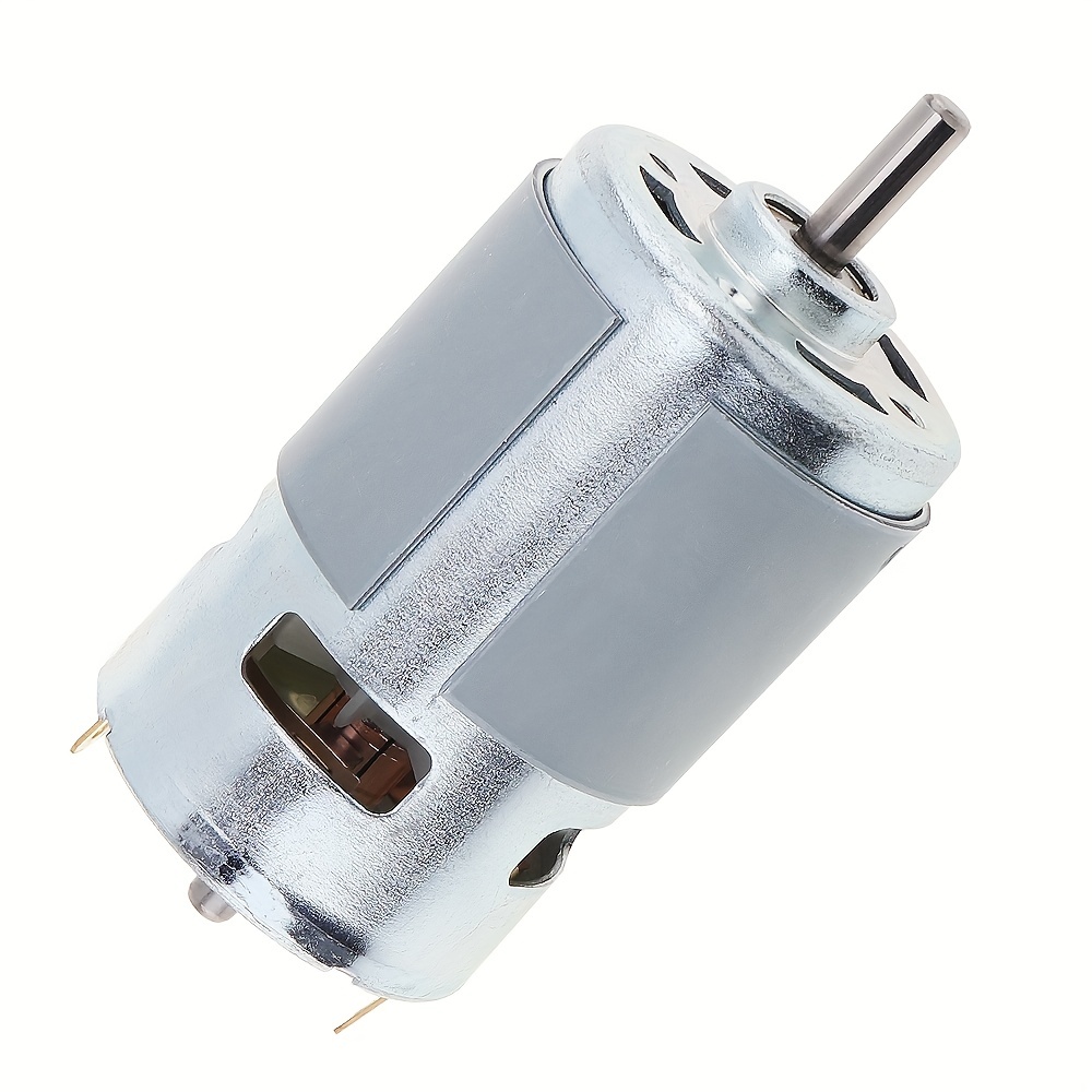 DC Motor,Mini DC 12V 60W 7000RPM High Speed DC Brushed Motor,High Torque  Electric Micro Geared Motor for Smart Cars DIY Toys,775 DC Motor