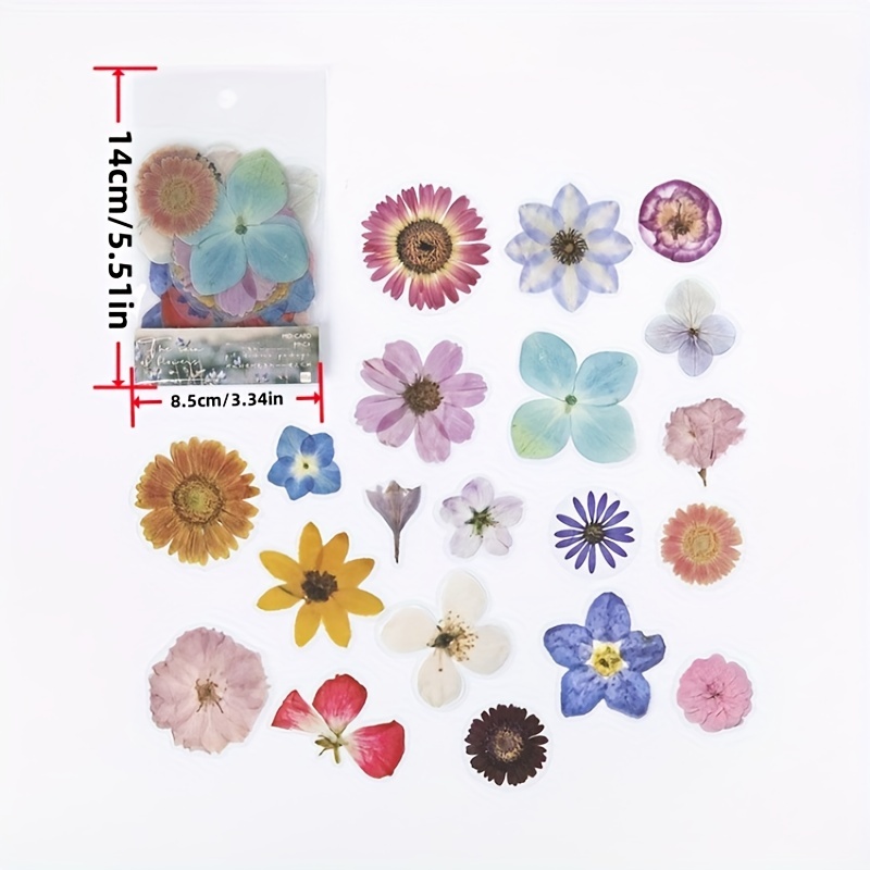 40pcs/pack Lovely Floral Flower Diary Sticker Label Scrapbooking Sticker  Handbook Decoration