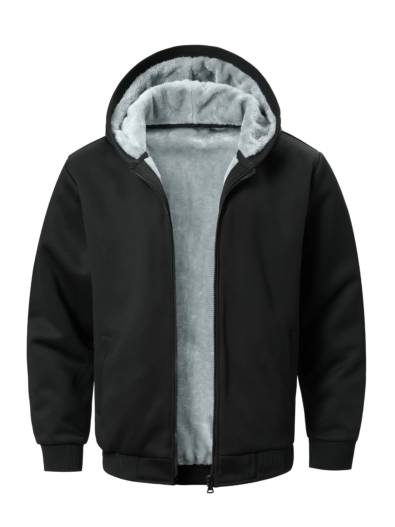 Hooded Fleece Jackets - Temu Canada