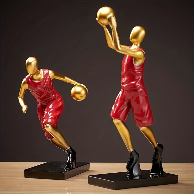 Creative Basketball Player Figures Sculpture Decoration Ornaments, Modern  Minimalist Basketball Decoration Living Room Wine Cabinet Porch Tv Cabinet  Decoration Boys Room Light Luxury High-end Decoration, Nice Adult Gift,  Birthday Gift - Temu