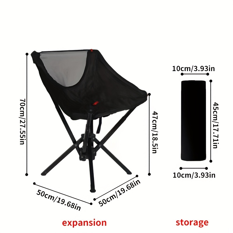 Lightweight Foldable Camping Chair Portable Beach Stool - Temu