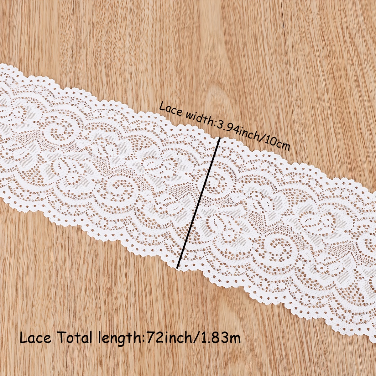 Black Lace Trim Cotton Embroidered Lace Ribbon Crochet Lace Fabric