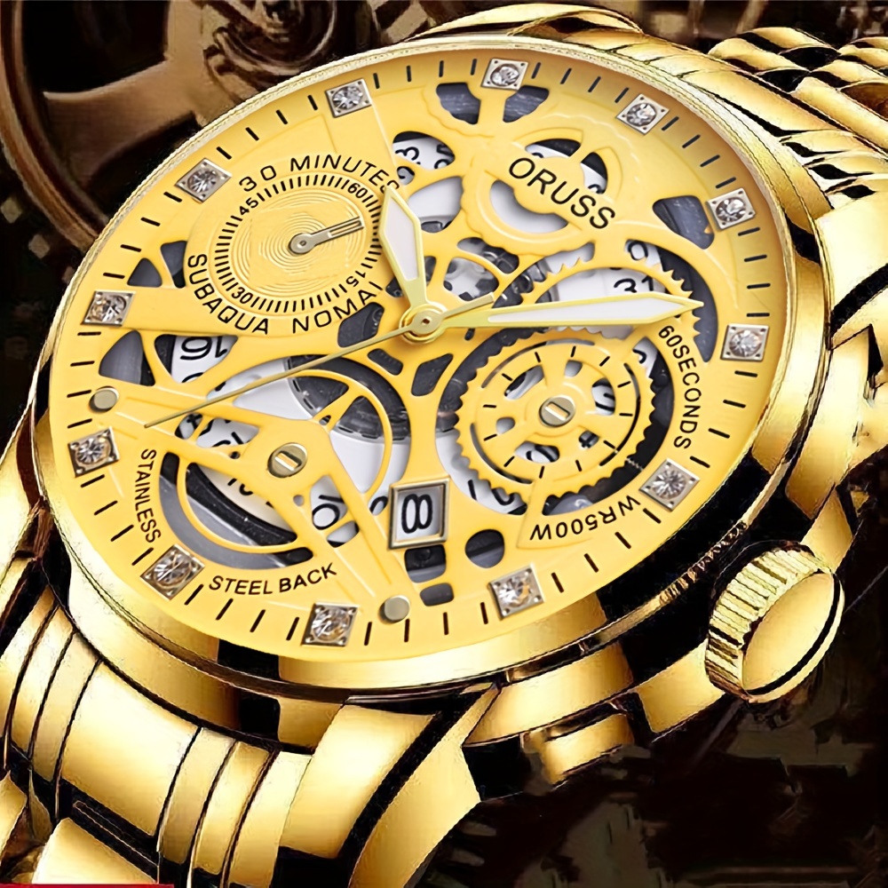 

Men's Luminous Waterproof Calendar High-end Handsome Fashion Men's Watch, Ideal Choice For Gifts