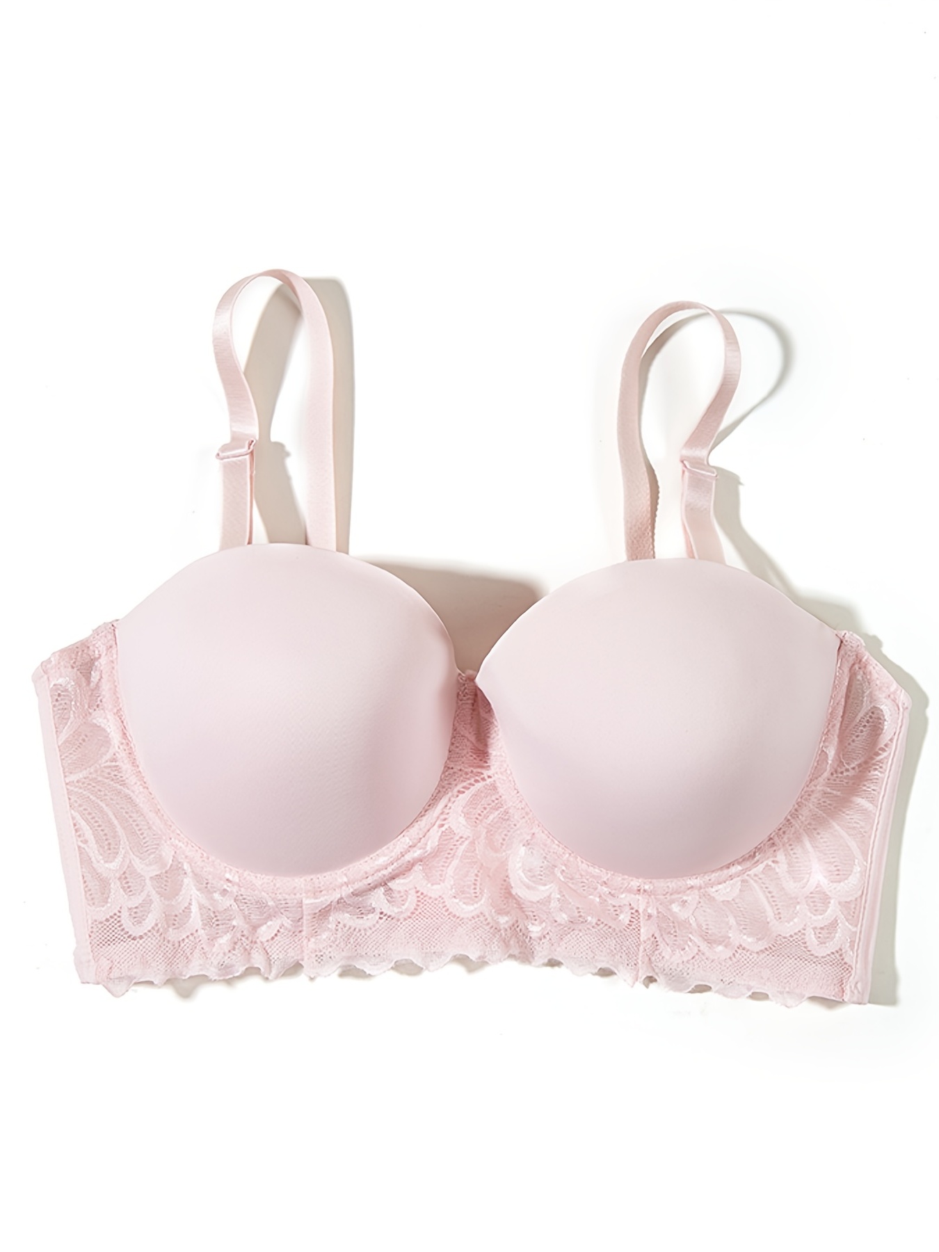 Buy Women's Set of 3 - Lace Detail Balconette Bra with Hook and