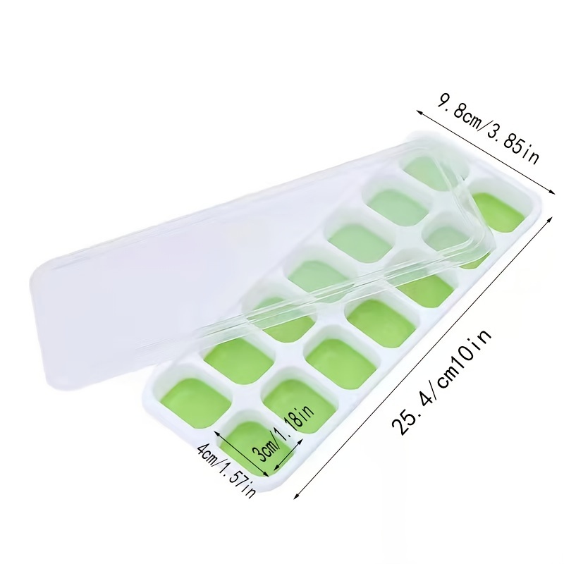 1pc Silicone Soft Bottom Ice Cube Tray/silicone Ice Mold For