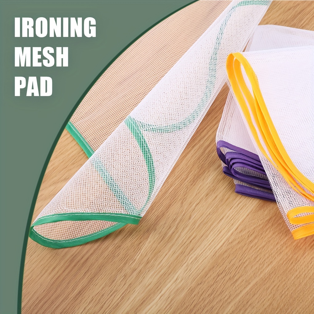 2pcs Ironing Pad Mesh Foldable Ironing Cloth Heat Resistance Clothes Mat  Cover