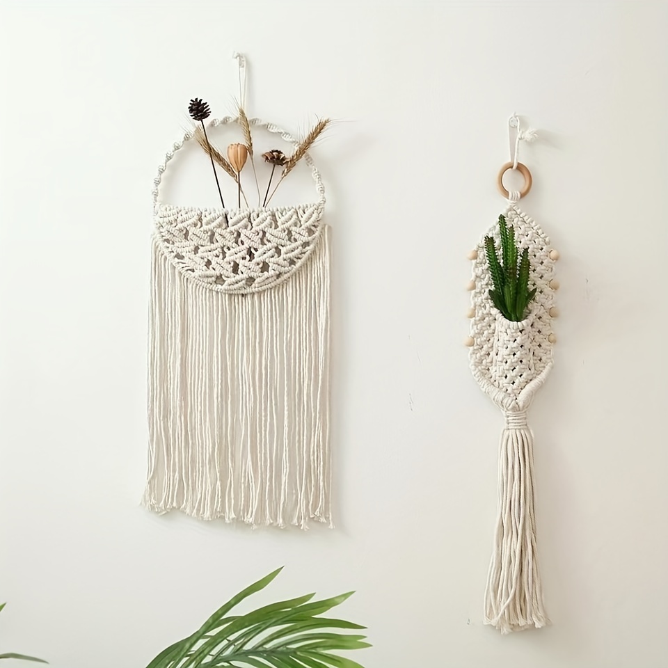 Boho Wall Hanging Plant Wall Hanging, Flower Wall Hanging, Boho