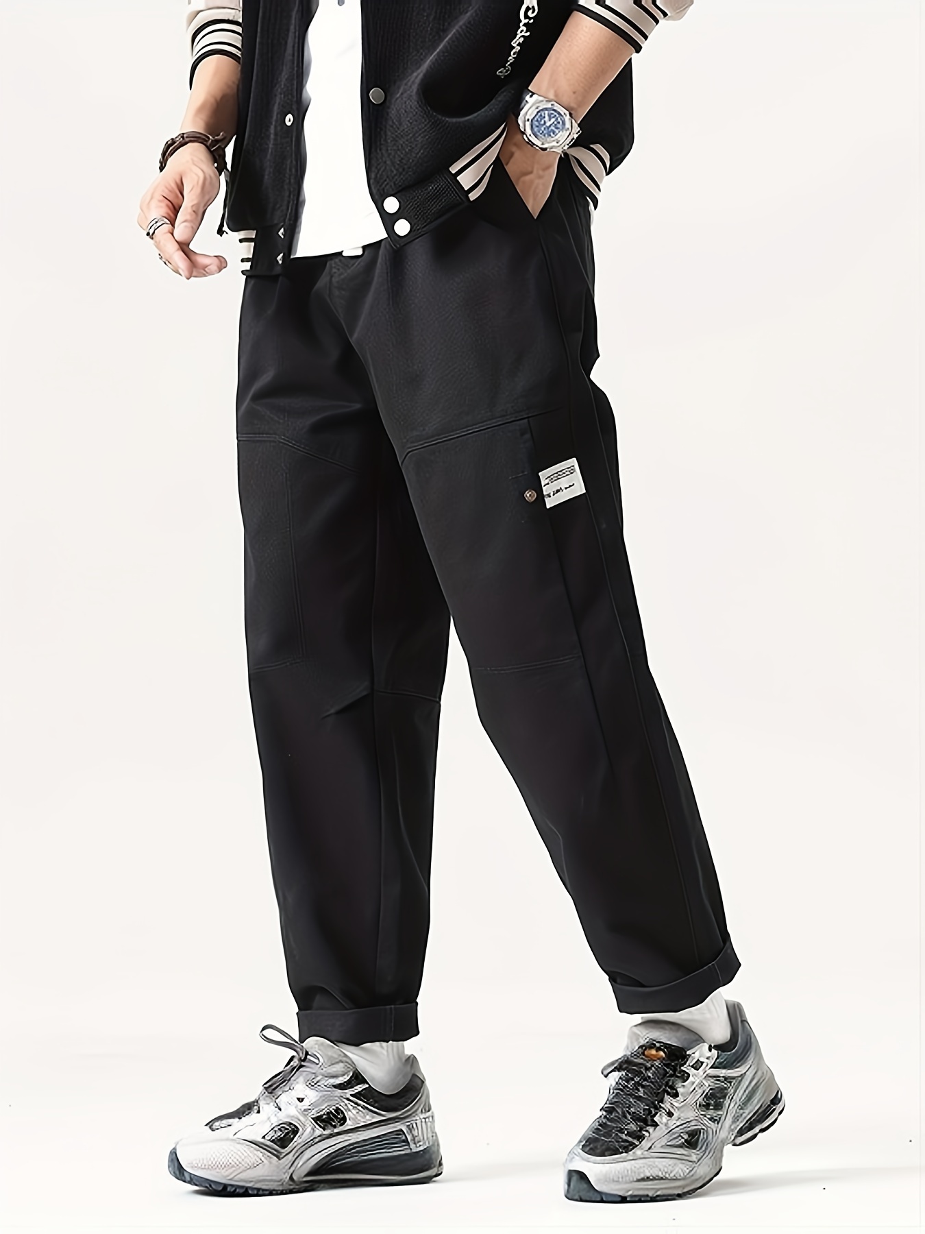 Men's Drawstring Cargo Pants: Breathable Comfort Casual - Temu