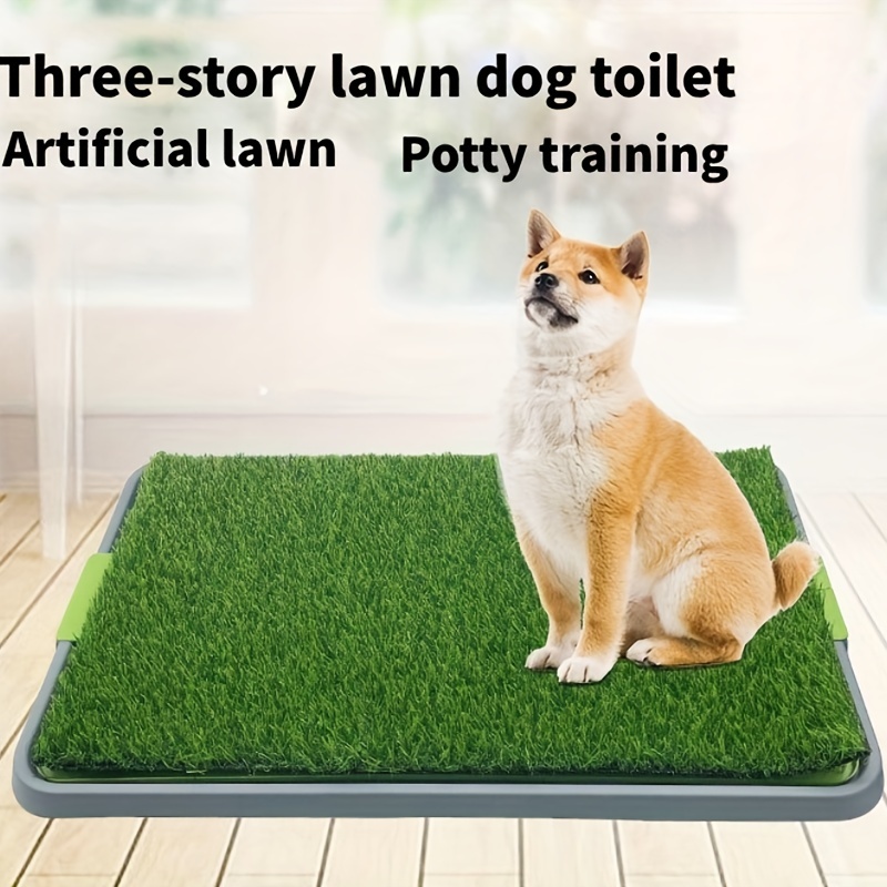 Dog Potty Toilet Plastic Dog Pee Pad Holder With - Temu
