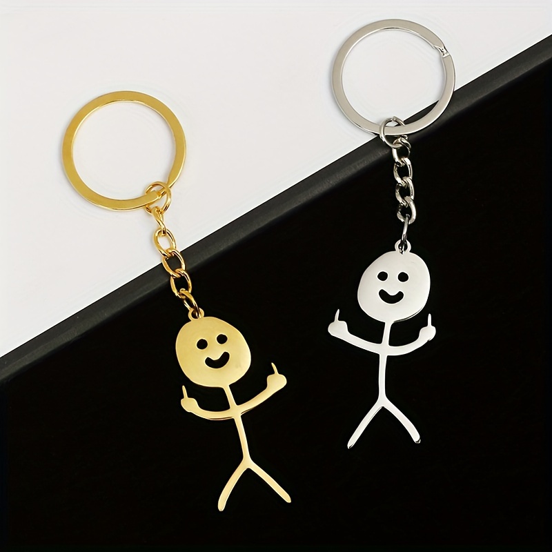 Shein Cute Keychain Gift- Backpack Charms Couple Cartoon Bears Boy Girl Bag Keychains Women Men Car Key Ring