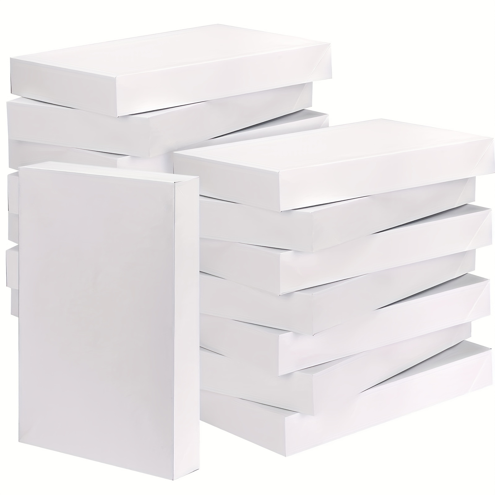 X large White Gift Boxes With Lids Shirt Boxes Robe Boxes - Temu
