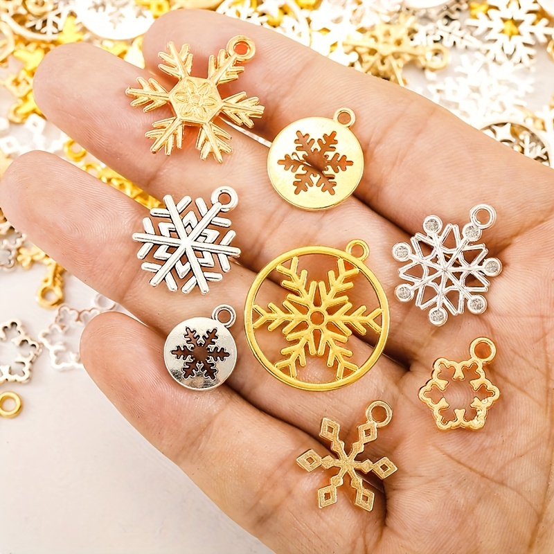 Mixed Style Resin Christmas Pendants Snowflake Christmas - Temu