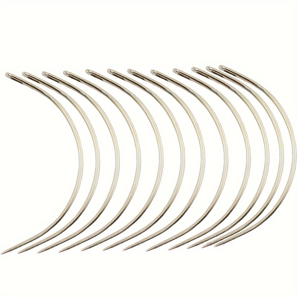 7Pcs Heavy Duty Hand Sewing Needles Multifunctional Curved Needles