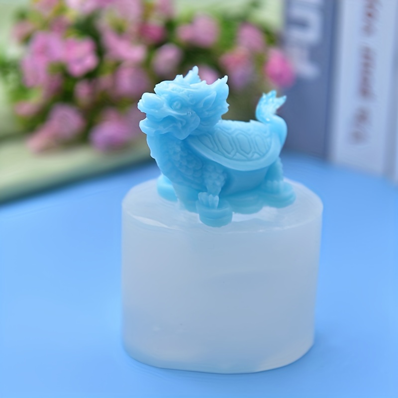 A New Chinese Dragon Silicone Mold Diy Baking Cake Decoration Relief Dragon  Floating Cloud Silicone Mold