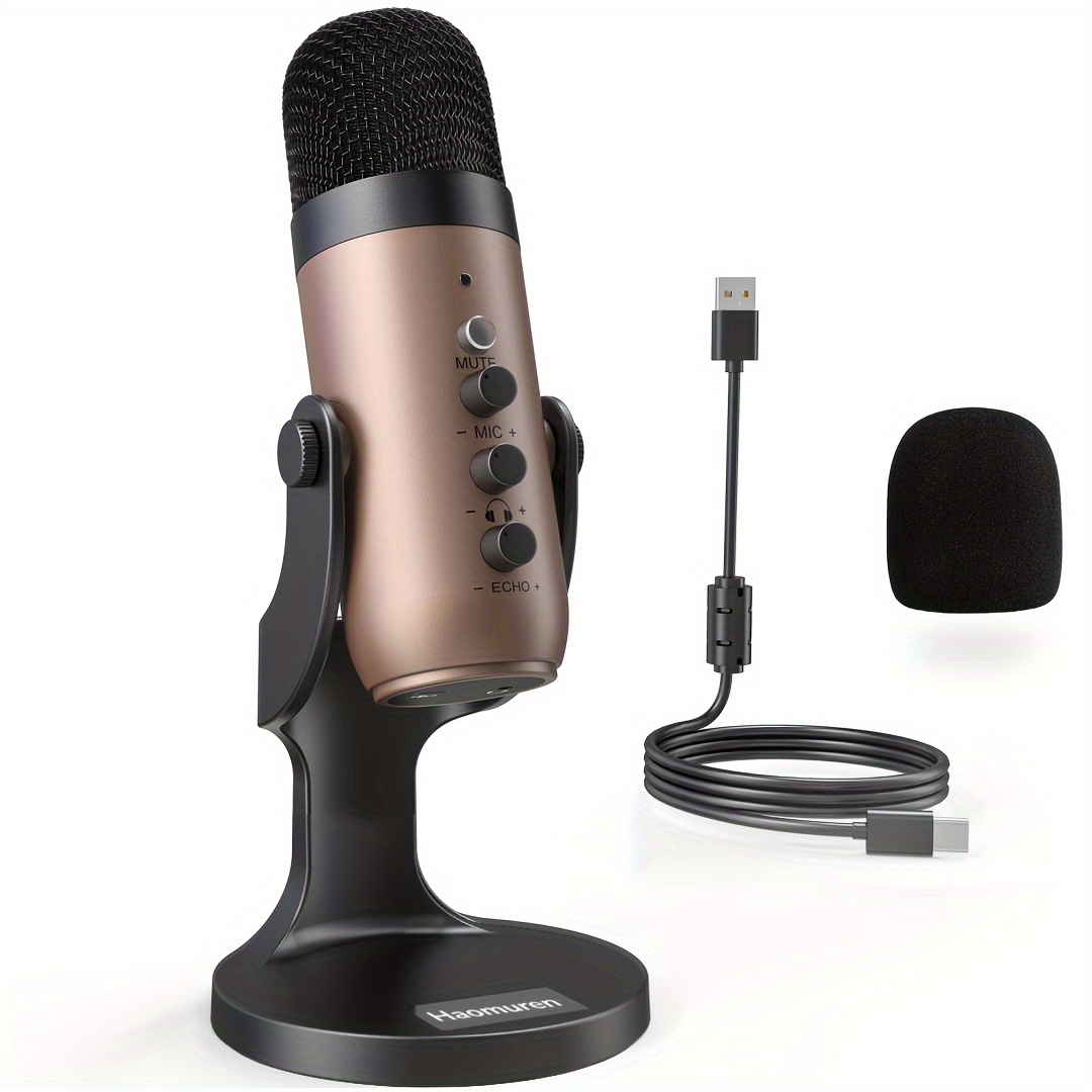 MU900 USB Condenser Microphone Gaming Streaming Podcasting Recording  Microphone for Computer USB PC