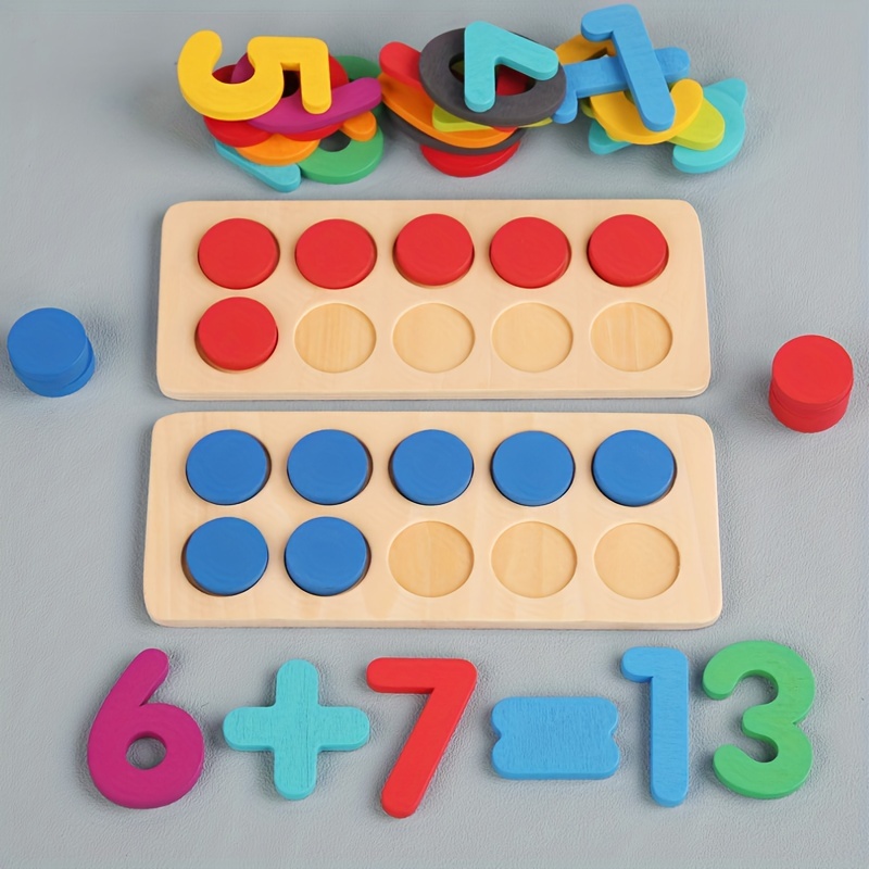 Montessori Kids Arithmetic Toys Number - Temu