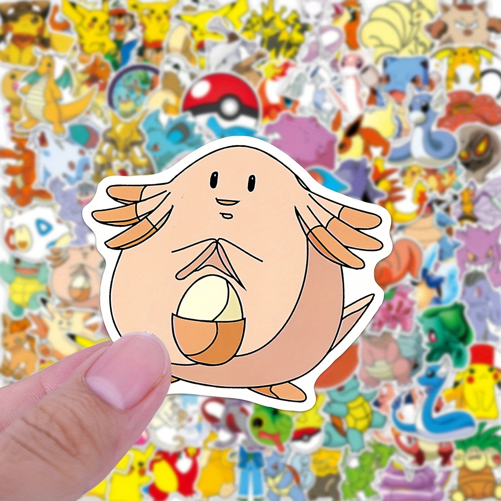 50 Uds Pokémon Anime Pegatinas Garabatos Lindos Parches - Temu