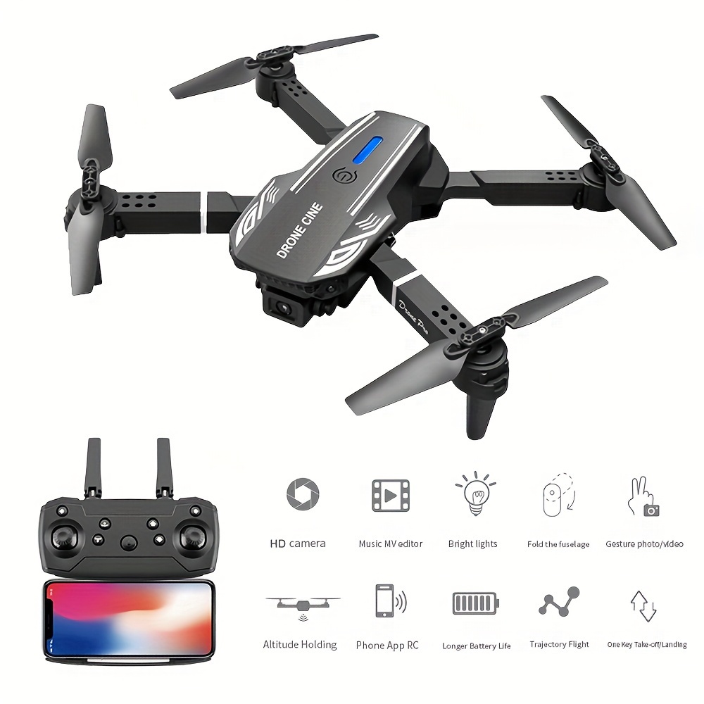 OBEST Mini Drone with 1080P Camera for Kid Adults Beginners,Toys Drone  Gifts,Foldable RC Quadcopter Helicopter,Gesture Control,One Key Start,3D