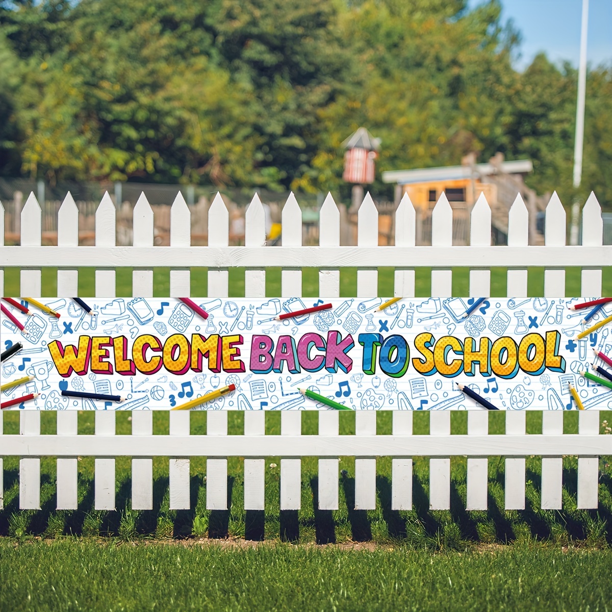 Cartel de bienvenida de vuelta a la escuela decoración del 