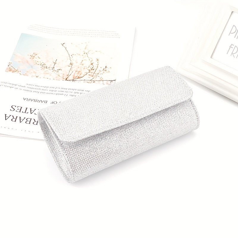 Stylish Glitter Evening Bag, Fashion Elegant Acrylic Envelope Clutch Bag,  Women's Trendy Classic Simple Purse For Prom & Party - Temu