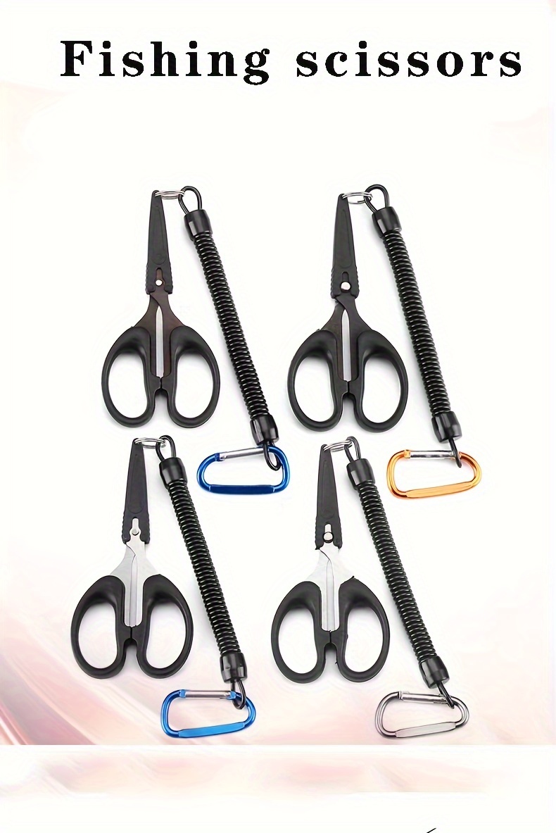 Fishing Multifunctional Scissors Hanging Rope Pe Fishing - Temu