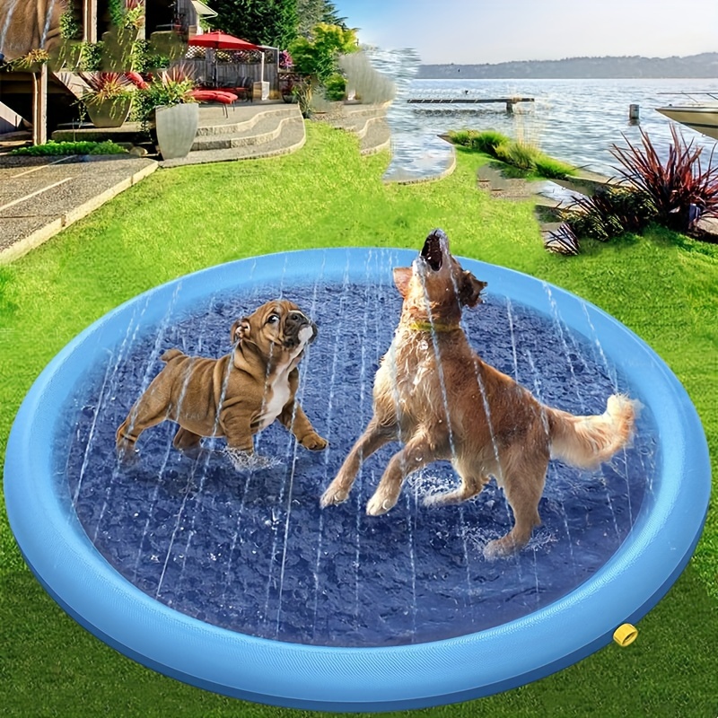 Piscina plegable para perros Bañera bañera para mascotas Piscina cubierta  plegable al aire libre para perros Gatos Piscina para niños