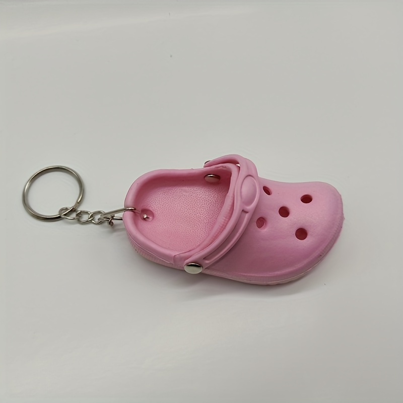 Ruunjoy Cute 3D Mini EVA Beach Hole Little Croc Shoe Keychain Girl Gift Bag  Accessories Decoration Keyring Floating Key Chain Charm - China Cute 3D  Mini EVA Beach Hole and Little Croc