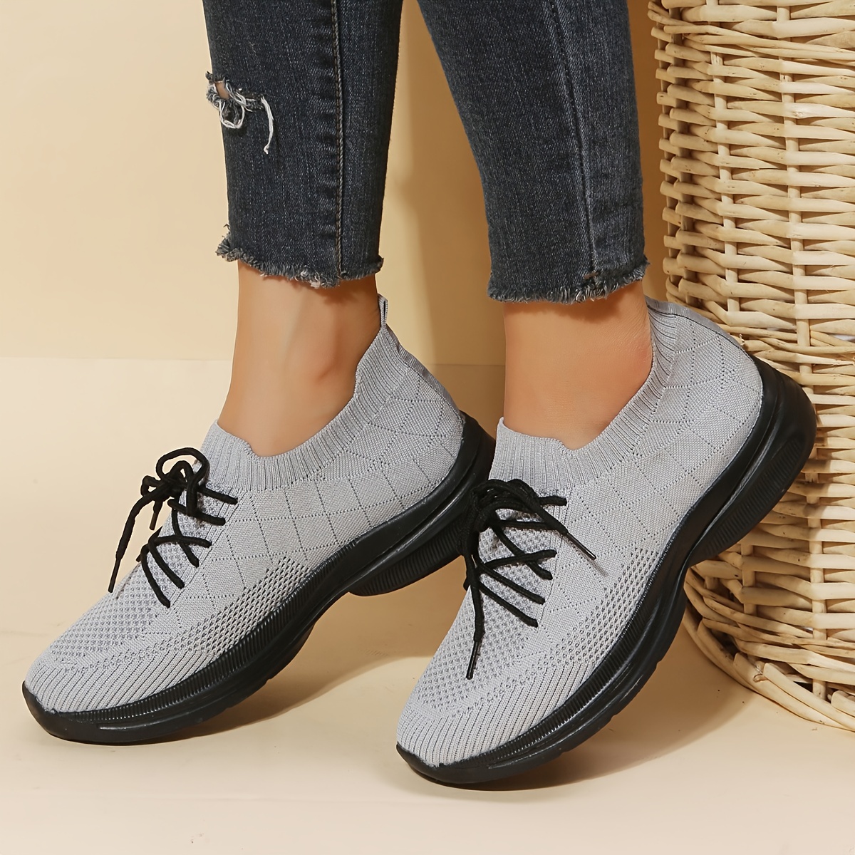 Zapatos Antideslizantes Caminar Mujer Zapatillas Deportivas - Temu