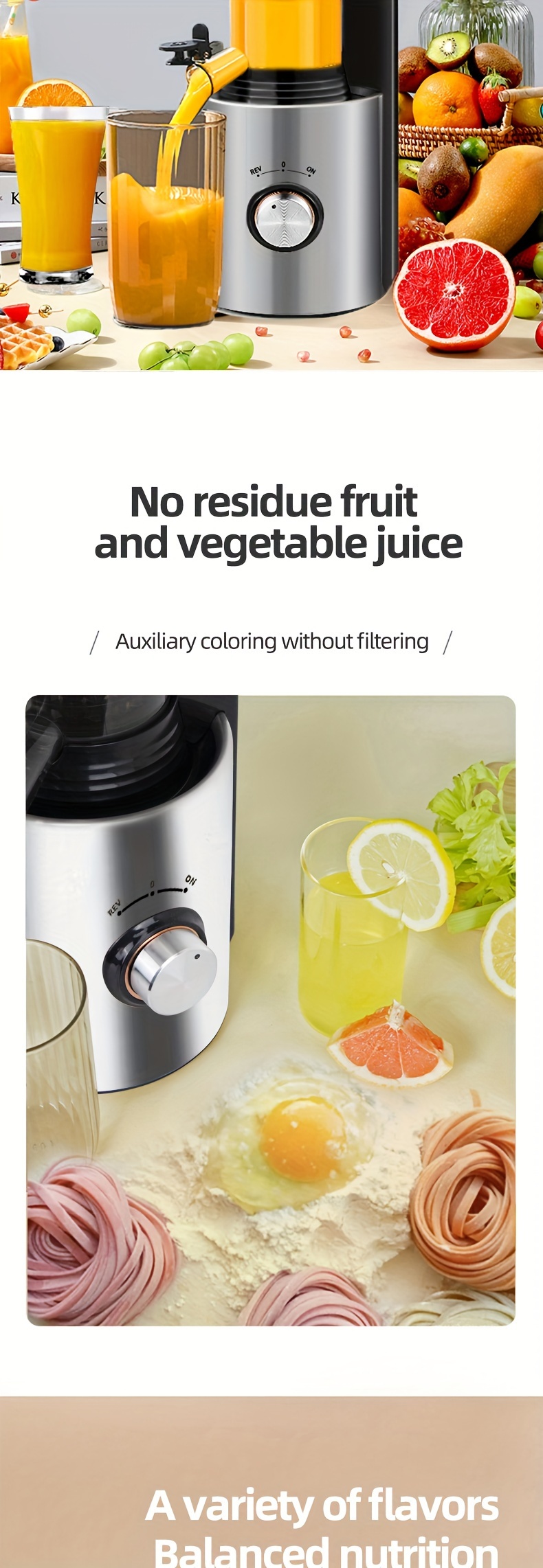 Multifunctional Stainless Steel Juicer With Slag - Temu