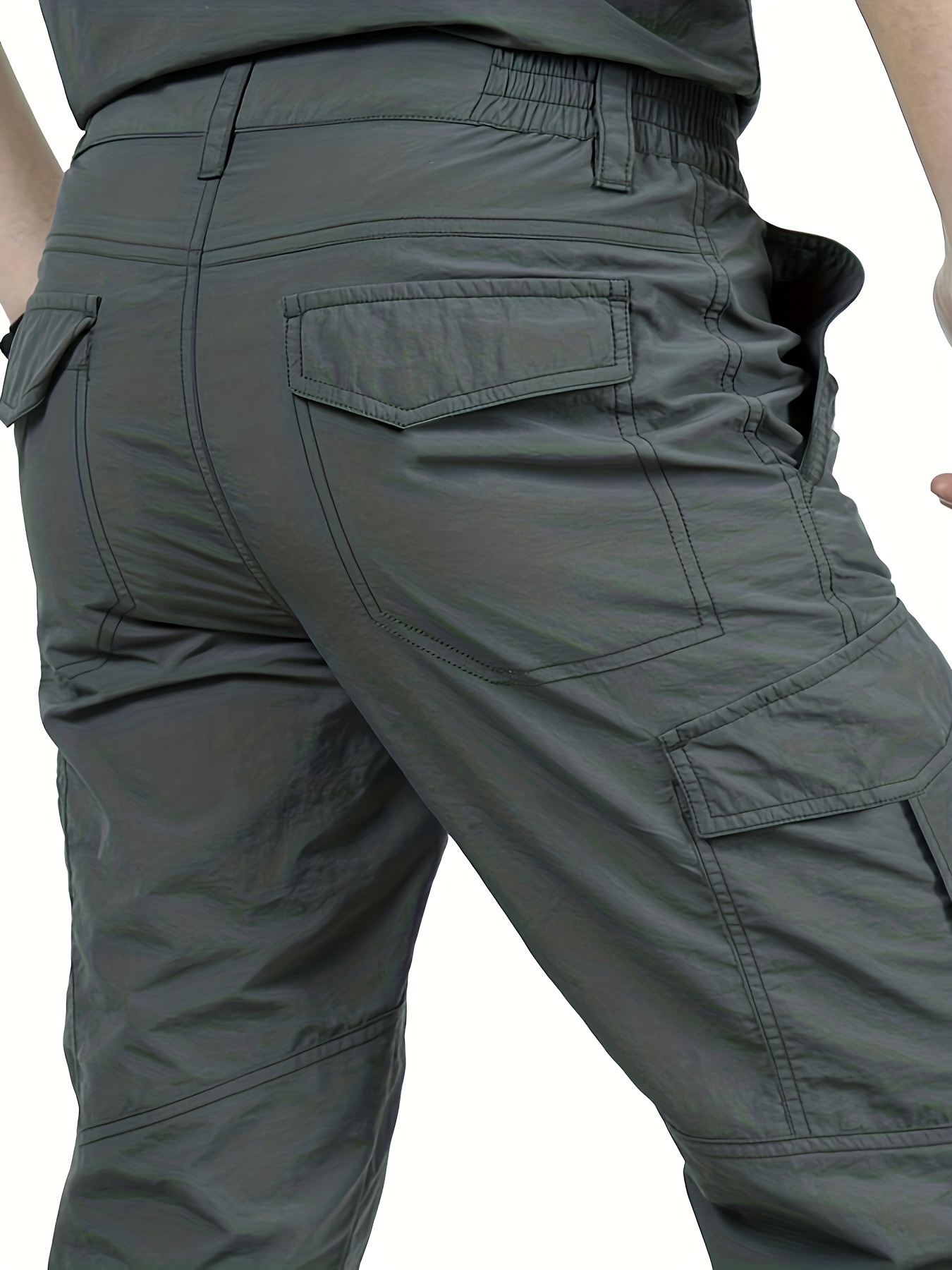 Summer Quick Dried Pants Thin Breathable Men's Work Pants - Temu