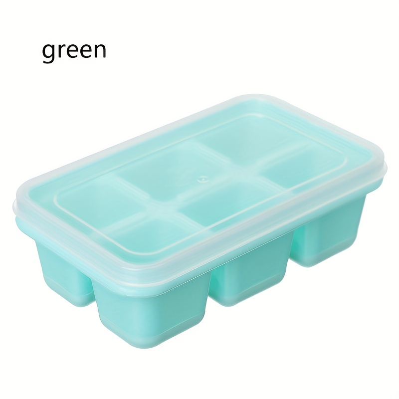 1pcs Ice Tray Ice Cube Ice Box Freezer Mold Freezer Household Refrigerator  Homemade Net Red Frozen Ice Box With lid Silicone