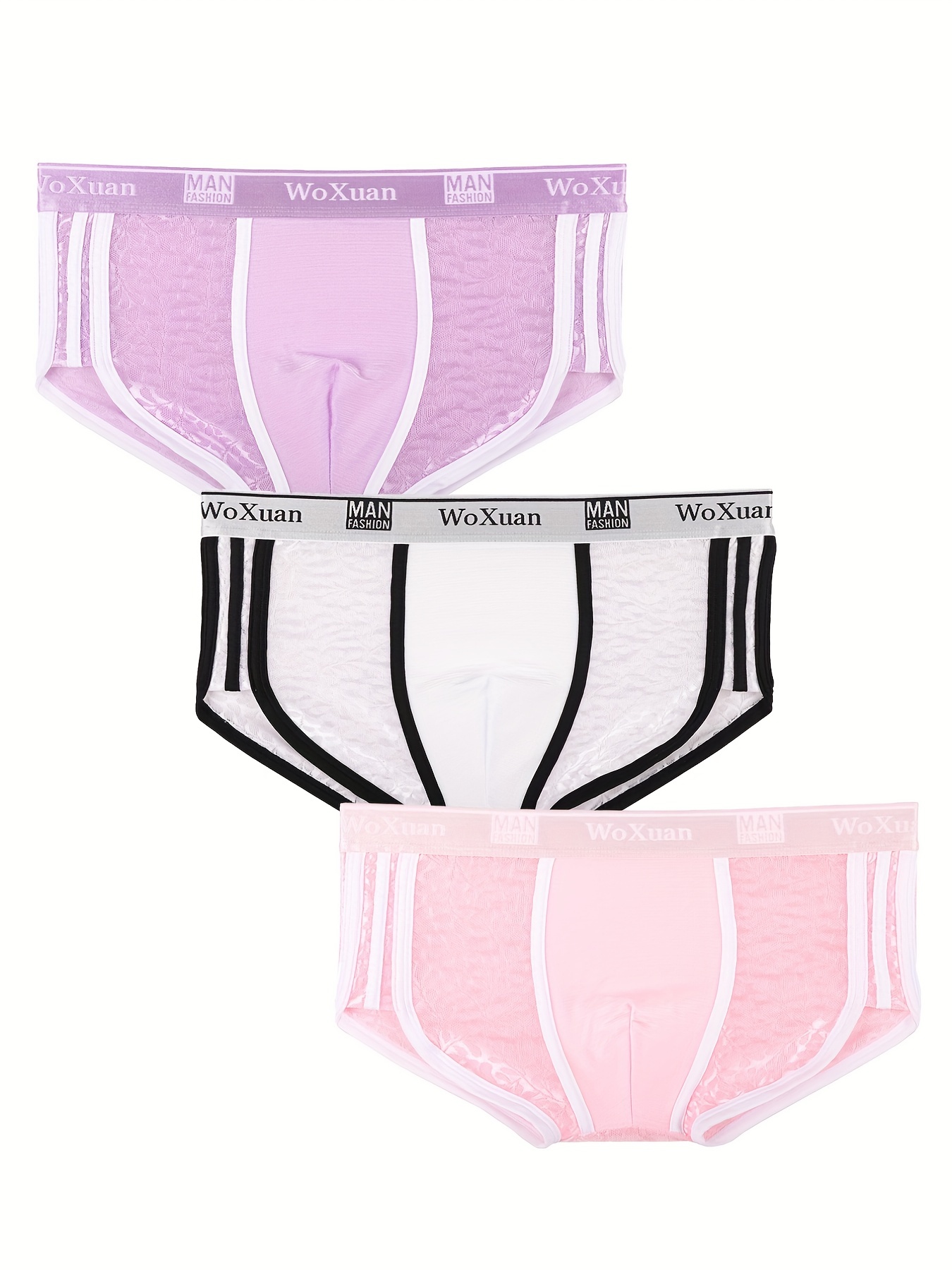 10 Colors Sexy Men's Underwear Boxer Briefs Shorts Comfy Underpants for Man  Boy