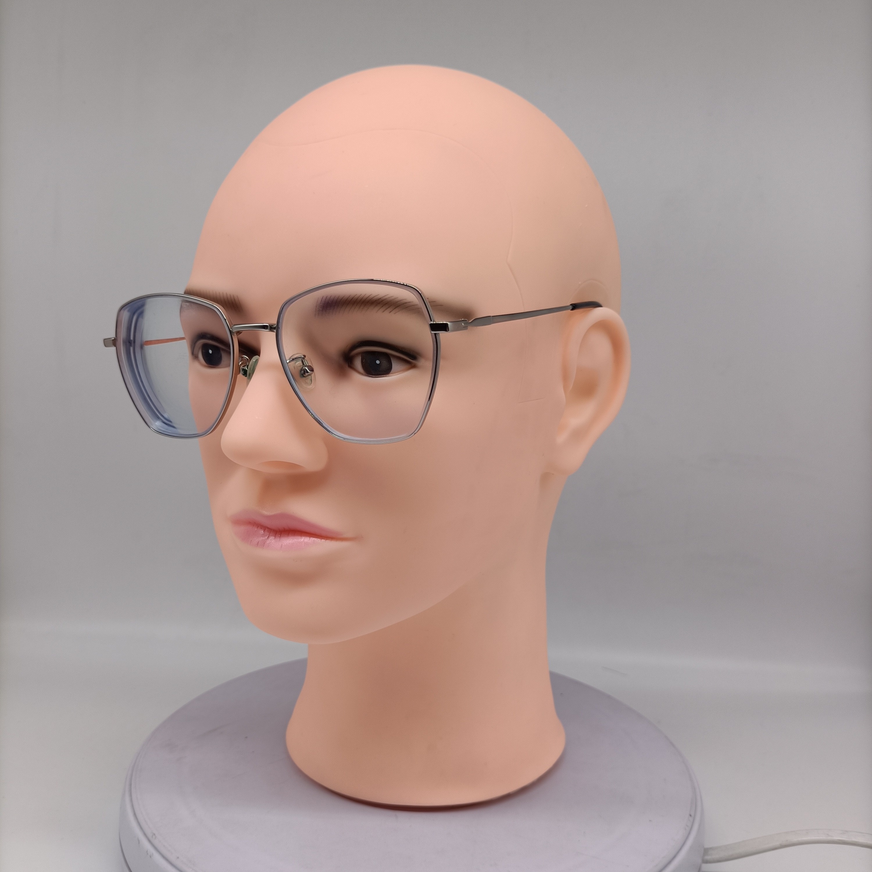HAIRWAY Male Bald Mannequin Head Professional Cosmetology Face