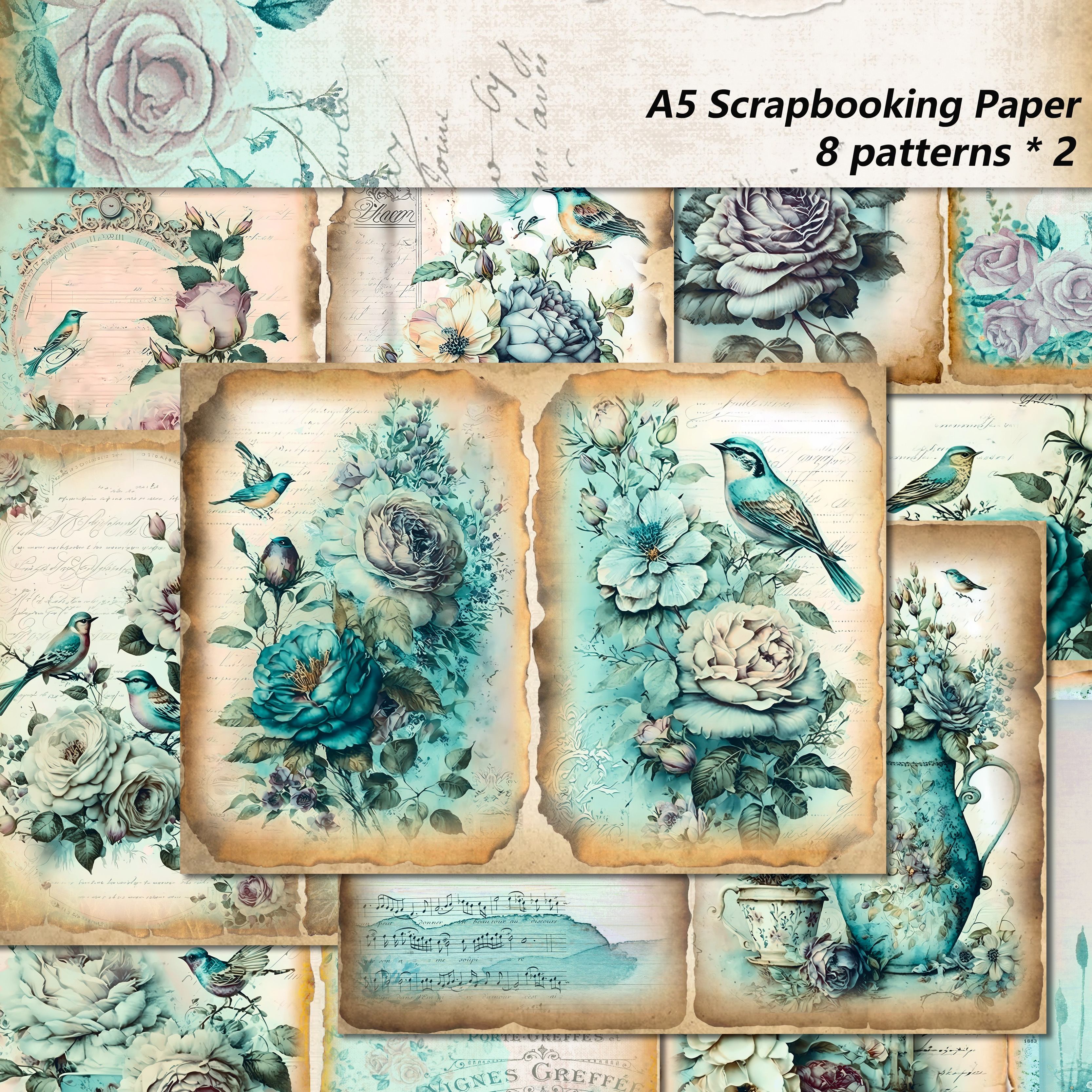 Vintage Decorative Paper Perfect For Scrapbooking Bullet - Temu